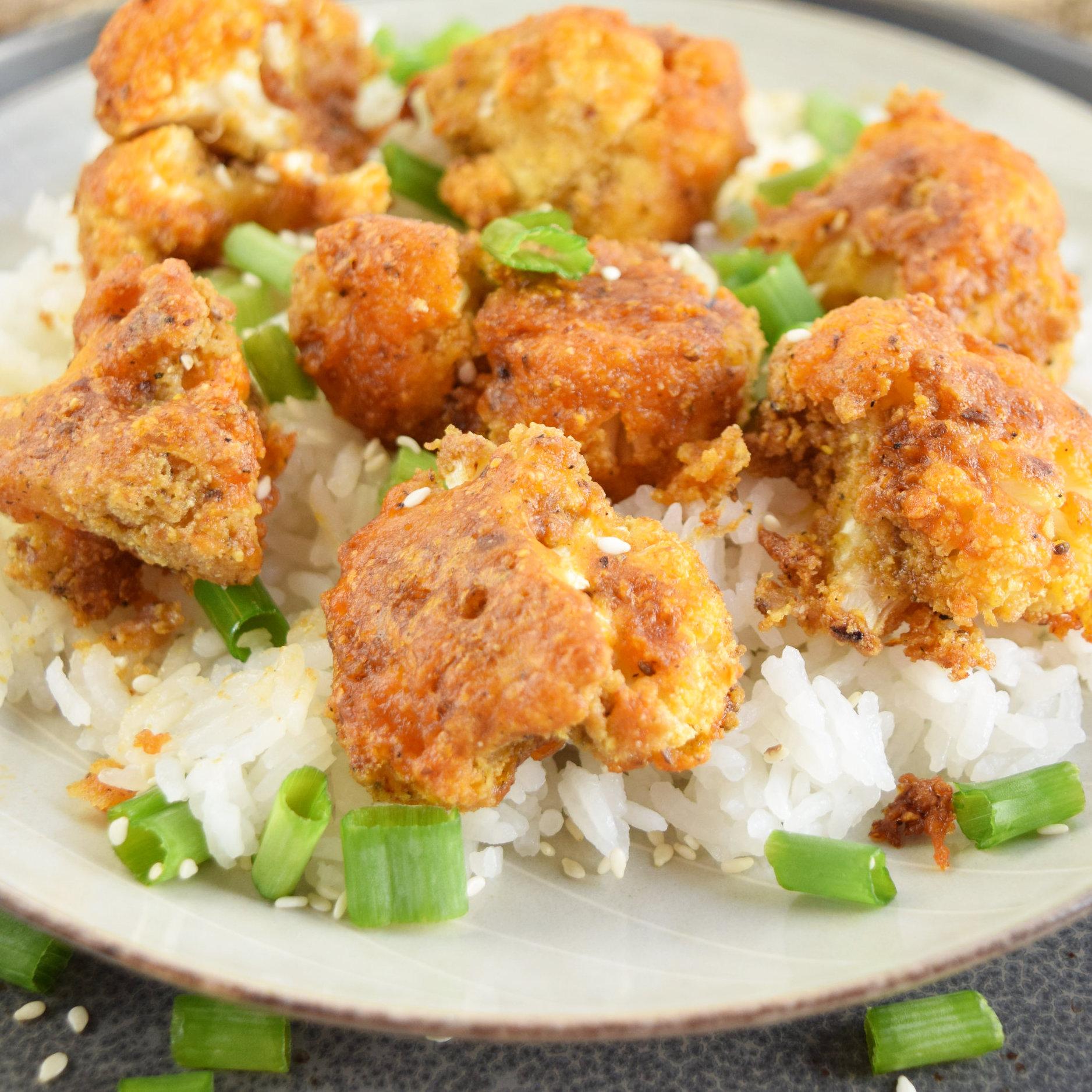 Baked Buffalo Cauliflower