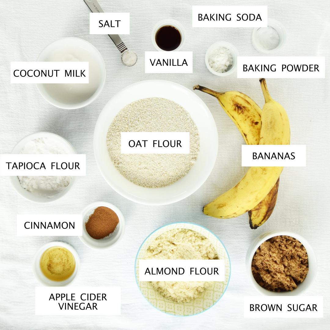 banana muffin ingredients