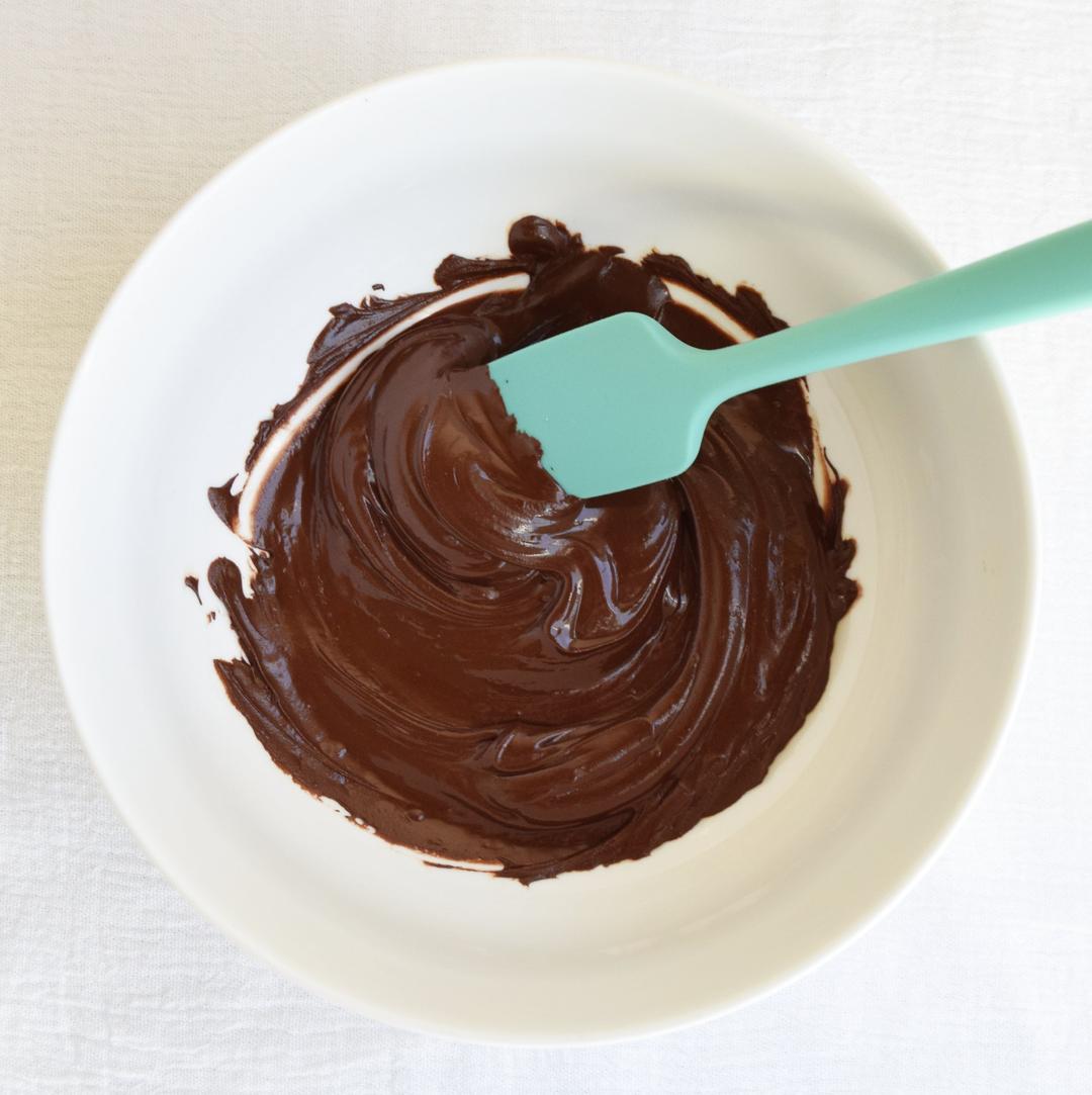 melted chocolate in a bowl