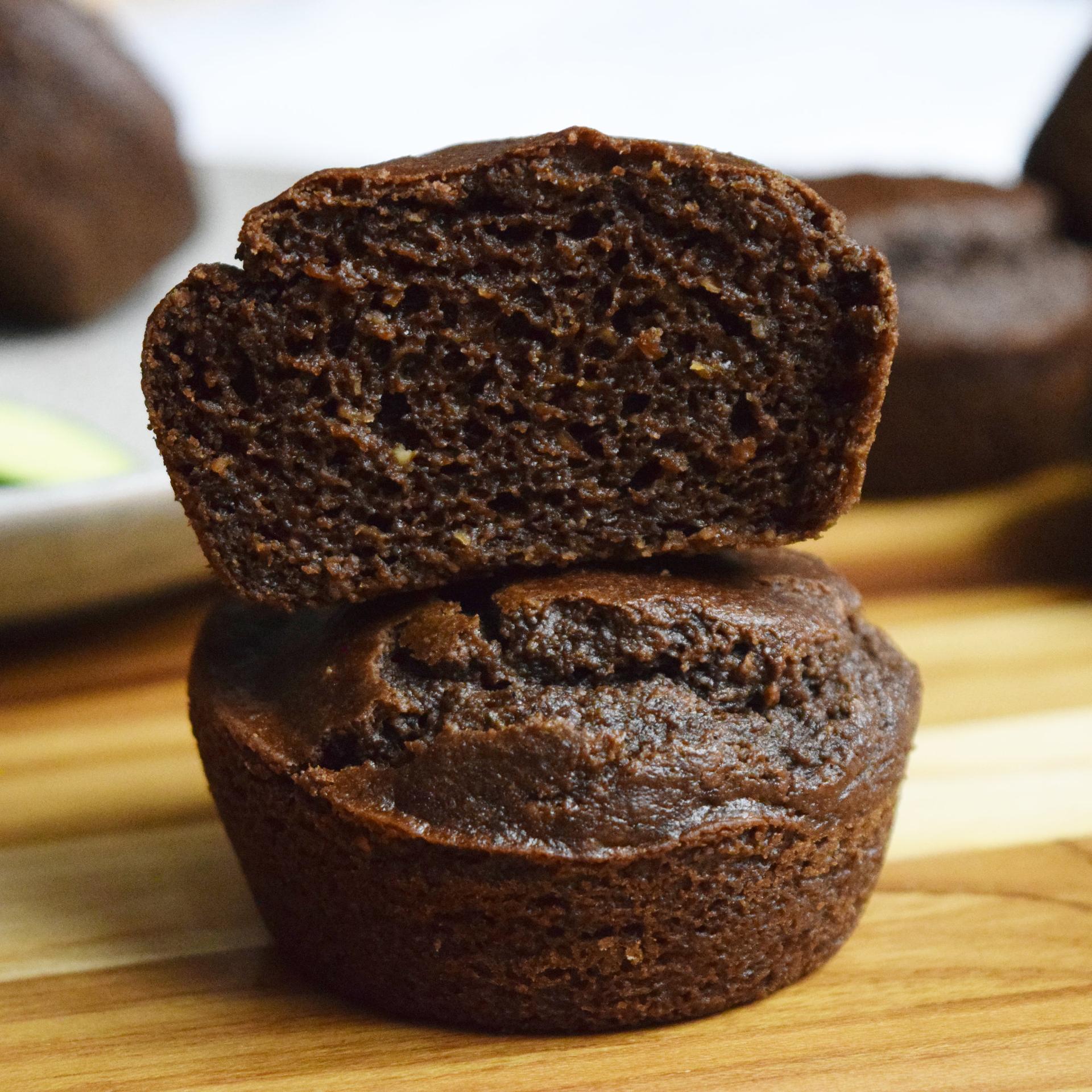 Chocolate Zucchini Muffins