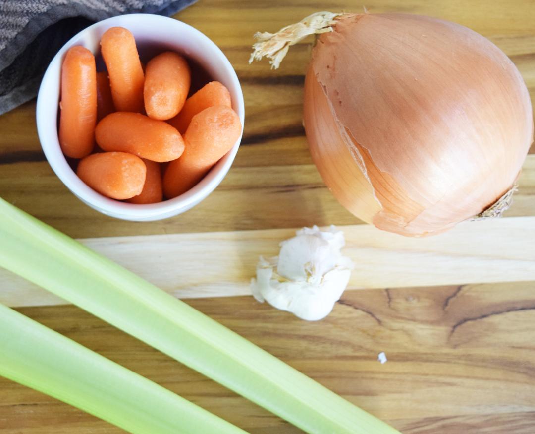 image of fresh ingredients for mirepoix