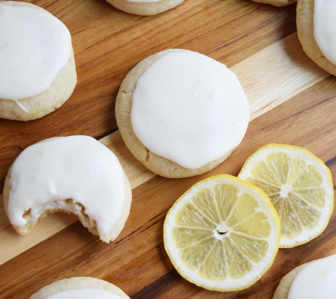 frosted lemon cookies