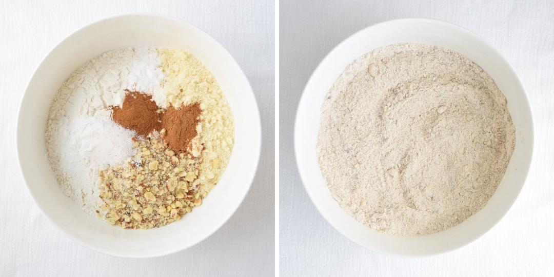 Mix Dry Ingredients dry ingredients mixed together