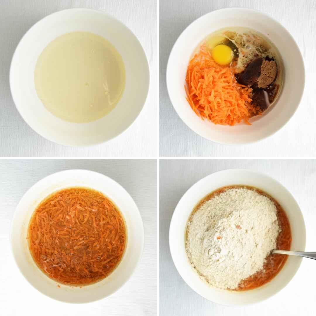 Mix All Ingredients wet ingredients mixed together